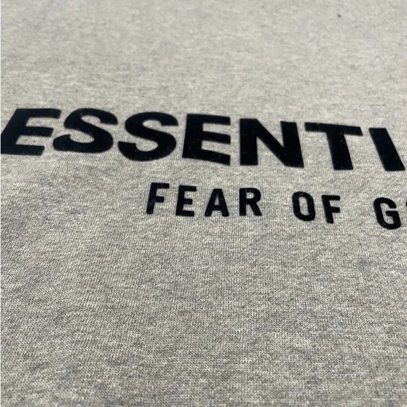 Fear of God Essentials Heather Gray Hoodie - Picture 5 of 9